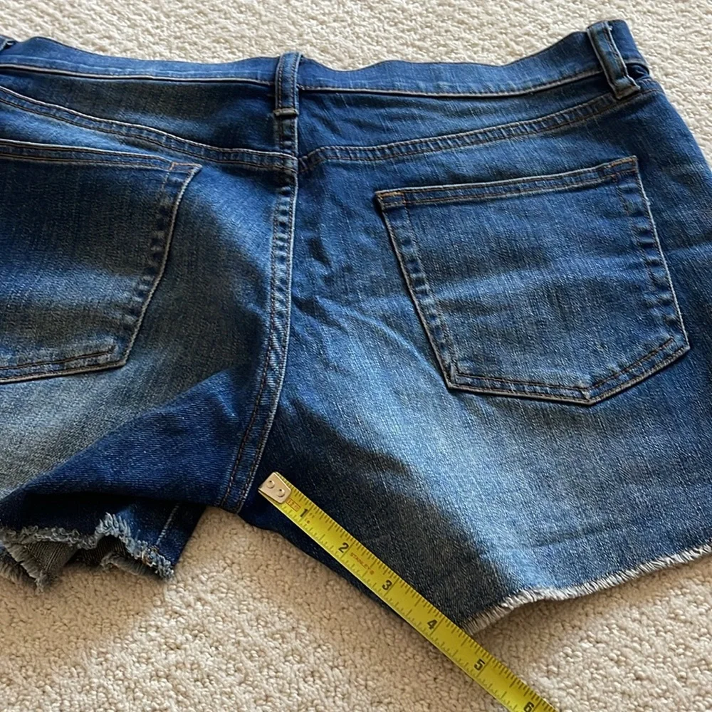 J Crew indigo denim shorts